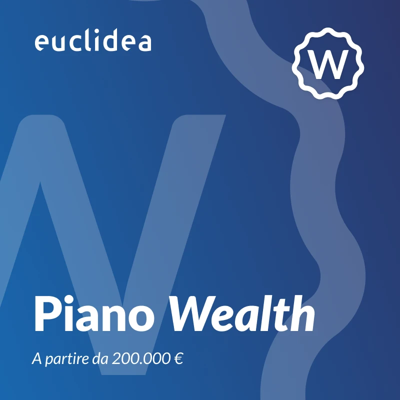 Card piano Wealth di Euclidea. A partire da un investimento minimo di 200.000 €
